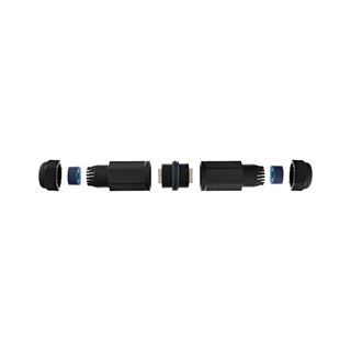 InLine Patchkabelkupplung Cat.6, wasserdicht IP67, 2x RJ45 Buchse,