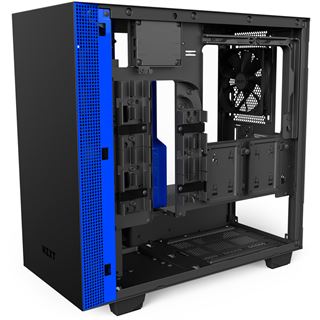 NZXT H400i mit Sichtfenster Mini Tower ohne Netzteil schwarz/blau