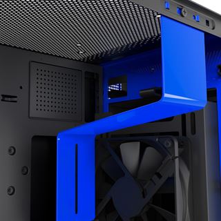 NZXT H400i mit Sichtfenster Mini Tower ohne Netzteil schwarz/blau