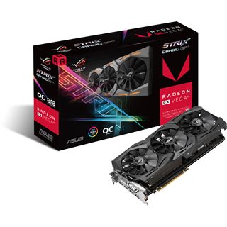 8GB Asus Radeon RX Vega 64 ROG Strix OC Aktiv PCIe 3.0 x16