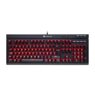 Corsair Gaming K68 Red LED CHERRY MX Red USB Deutsch schwarz