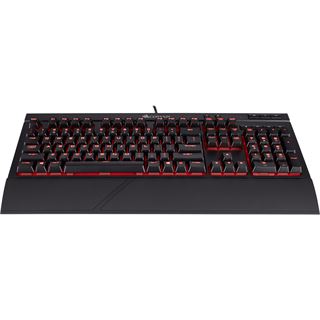 Corsair Gaming K68 Red LED CHERRY MX Red USB Deutsch schwarz