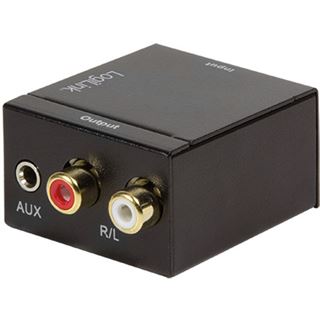 LogiLink Audio Konverter, Digital auf Analog, 3,5 mm/SPDIF/