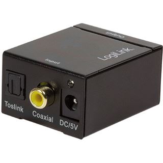 LogiLink Audio Konverter, Digital auf Analog, 3,5 mm/SPDIF/