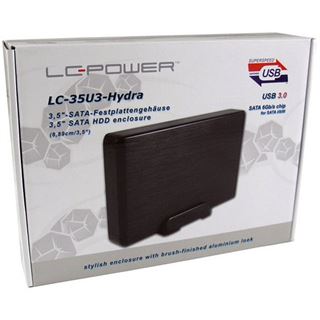 LC-Power 3,5"(8,9cm) LC-35U3-Hydra USB3.0 Ext. G. Schwarz retail
