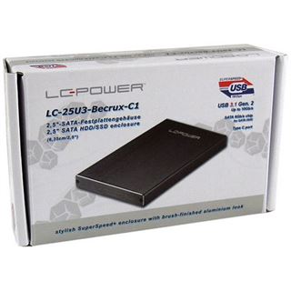 LC-Power 2,5"(6,3cm) LC-25U3-Becrux-C1 USB3.1(2xType C) retail