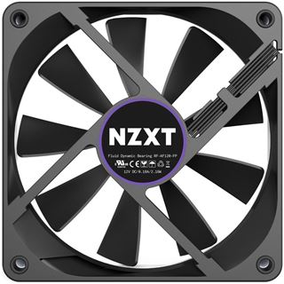 120mm NZXT Aer F120 PWM Lüfter Twin-Pack schwarz