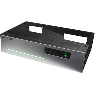 Nanoxia Project S Mini mit Sichtfenster Mini-ITX ohne Netzteil silber