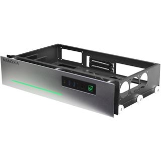 Nanoxia Project S Mini mit Sichtfenster Mini-ITX ohne Netzteil silber