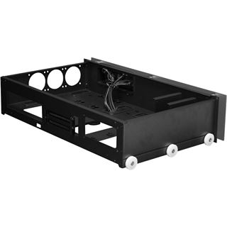 Nanoxia Project S Mini mit Sichtfenster Mini-ITX ohne Netzteil silber