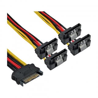 (€26,33*/1m) 0.30m InLine SATA Y-Stromadapterkabel SATA Stecker