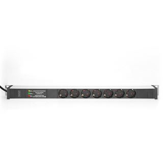 (&euro;9,27*/1m) 2.00m Digitus Steckdosenleiste Schutzkontakt Schwarz