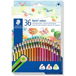 STAEDTLER Dreikant-Buntstift Noris colour, 36er Kartonetui