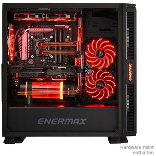 Enermax Equilence mit L&uuml;fter und Sichtfenster Midi Tower ohne