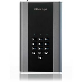 8TB iStorage diskAshur DT2 IS-DT2-256-8000-C-G 3.5" (8.9cm) USB