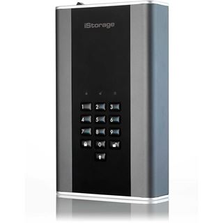 8TB iStorage diskAshur DT2 IS-DT2-256-8000-C-G 3.5" (8.9cm) USB