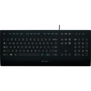 Logitech Corded Keyboard for Business K280e, schwarz, USB, DE Layout