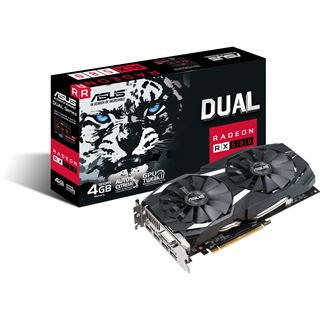 4GB Asus Radeon RX 580 Dual Aktiv PCIe 3.0 x16 (Retail)