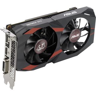 4GB Asus GeForce GTX 1050 Ti Cerberus OC Aktiv PCIe 3.0 x16 (Retail)
