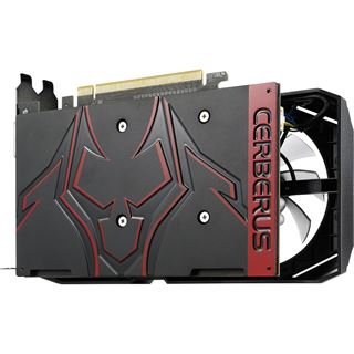 4GB Asus GeForce GTX 1050 Ti Cerberus OC Aktiv PCIe 3.0 x16 (Retail)