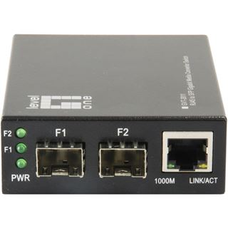 LevelOne Konverter Gigabit Ethernet RJ45 -> SFP Switch
