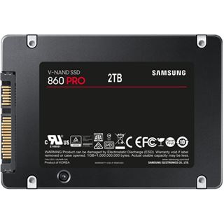 2TB Samsung 860 Pro 2.5" (6.4cm) SATA 6Gb/s 3D MLC NAND