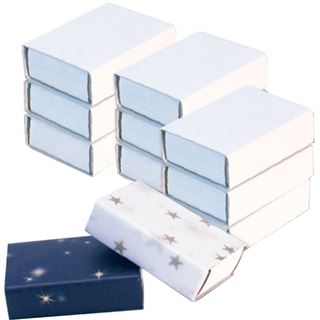 folia Streichholzschachteln, blanko, wei&szlig;