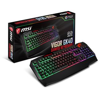 MSI Vigor GK40 USB Deutsch schwarz (kabelgebunden)