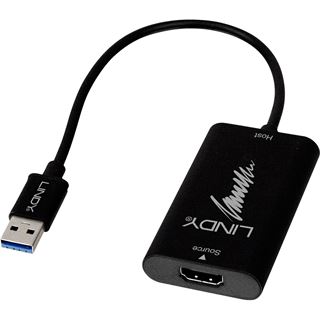 Lindy USB 3.1 HDMI Video Grabber - Konvertierer und Aufnahmegerät
