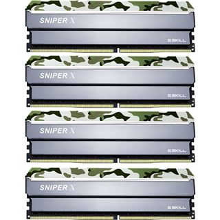 64GB G.Skill SniperX Classic Camouflage DDR4-3000 DIMM CL16 Quad Kit