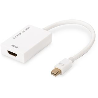 ASSMANN DisplayPort Adapter miniDPort -> HDMI St/Bu 0,2m akt