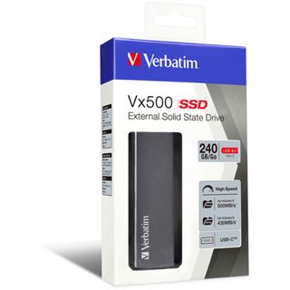 240GB Verbatim Vx500 47442 Extern USB 3.1 (Typ-C) grau
