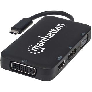 Manhattan Konverter USB 3.1 4-fach HDMI/DisplayPort/VGA/DVI