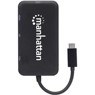 Manhattan Konverter USB 3.1 4-fach HDMI/DisplayPort/VGA/DVI