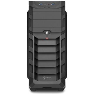 Sharkoon Skiller SGC1 mit Sichtfenster Midi Tower ohne Netzteil