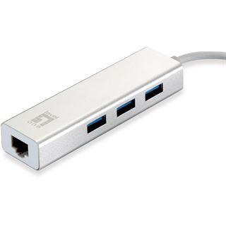 LevelOne USB-Hub Netzwerkadapter 3-Port Wake-on-LAN