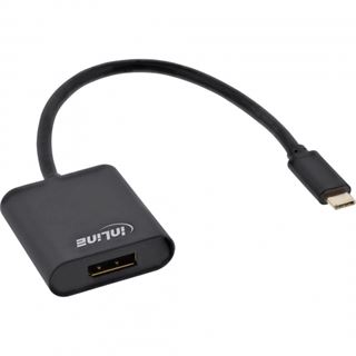InLine USB Display Konverter, USB-C Stecker zu DisplayPort Buchse (DP
