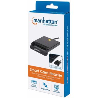 Manhattan Smartcard-Lesegerät Chipkartenleser USB extern