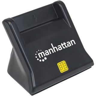 Manhattan USB2.0-Smartcard/SIM-Kartenlesegerät mit Standfuß