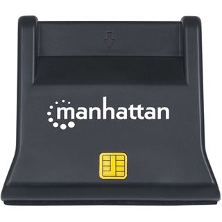 Manhattan USB2.0-Smartcard/SIM-Kartenlesegerät mit Standfuß