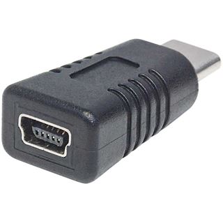 Manhattan USB-C Adapter USB2.0 C Stecker - Mini B-Buchse