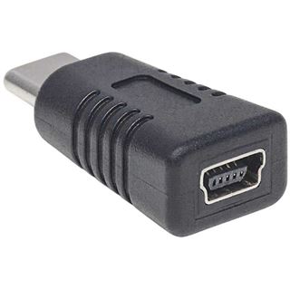 Manhattan USB-C Adapter USB2.0 C Stecker - Mini B-Buchse