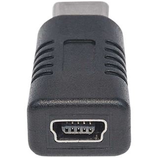 Manhattan USB-C Adapter USB2.0 C Stecker - Mini B-Buchse