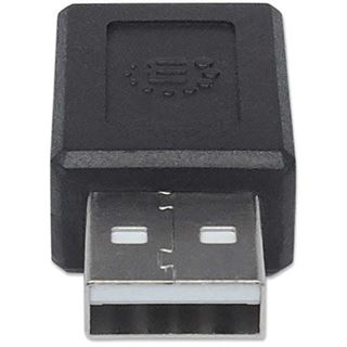 Manhattan USB 2.0 Typ C Adapter Typ C-Buchse auf A-Stecker