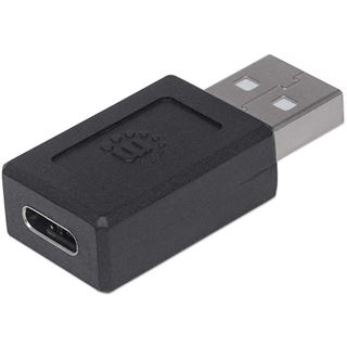 Manhattan USB 2.0 Typ C Adapter Typ C-Buchse auf A-Stecker
