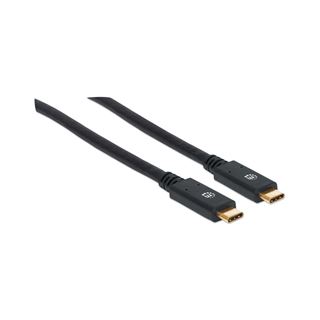 (&euro;6,95*/1m) 2.00m Manhattan anschlusskabel USB 3.1 USB C Stecker