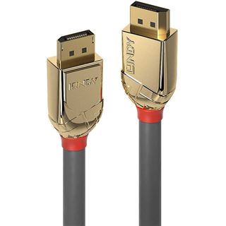 (&euro;22,30*/1m) 3.00m Lindy Displayport 1.2 Anschlusskabel GOLD