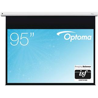 Optoma Glasfaser, 2130x1619mm Leinwand, Motor, wei&szlig;