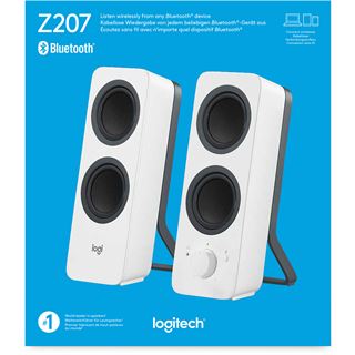 LOGITECH Z207 2.0-System weiß