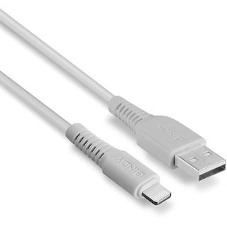 Lindy USB 2.0 an Lightning Kabel, wei&szlig; 0.50m